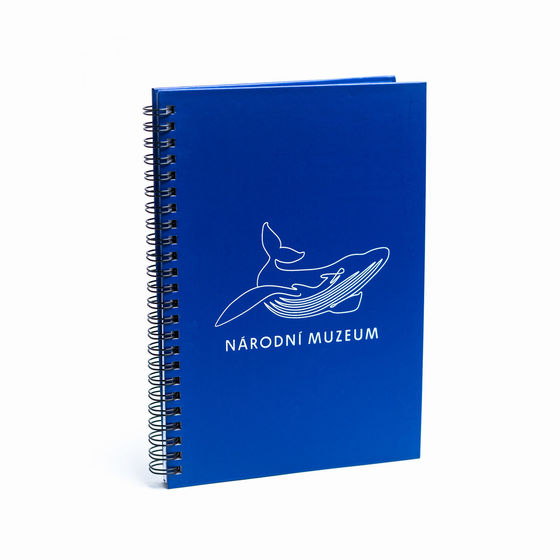 Notebook with the motif of the Finwhale