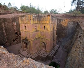 Skalní kostel Sv. George. Lalibela. Amhara. 2024