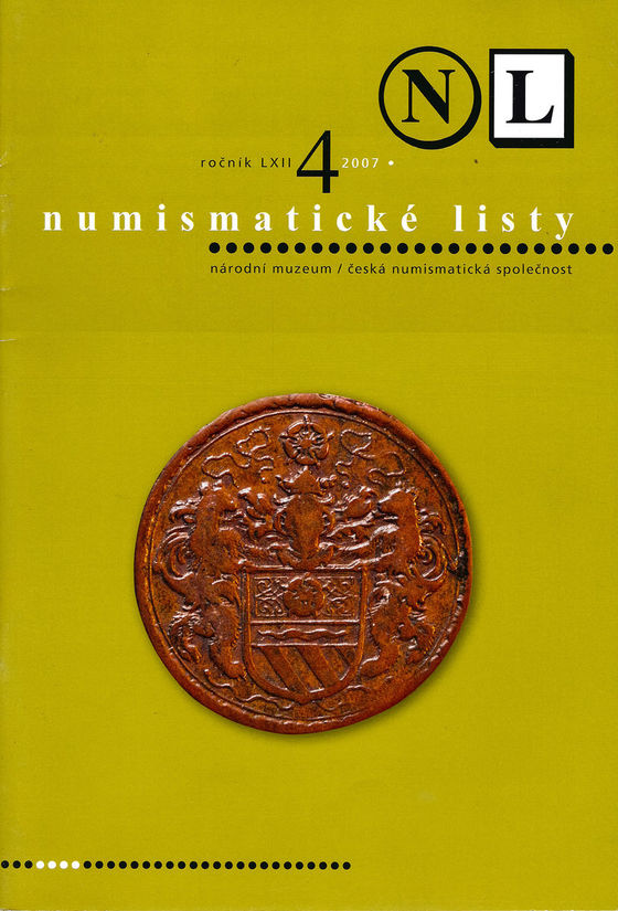 Numismatické listy 2007, 62, 4