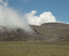 Druhá nejvyšší hora Etiopie. Tulu Dimtu (Rudá hora). 4377 m.n.m. Bale Mountains NP. Oromia. 2024