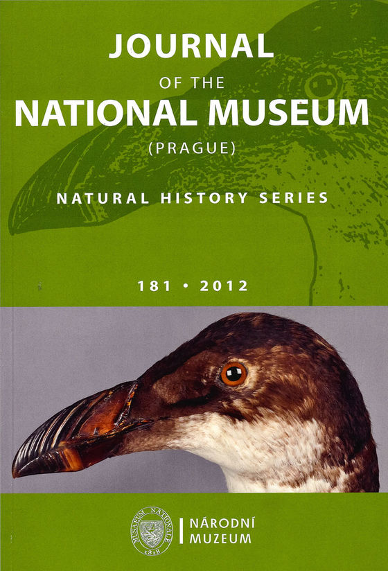 Journal of the National Museum (Prague), Natural History Series 2012, 181, 1