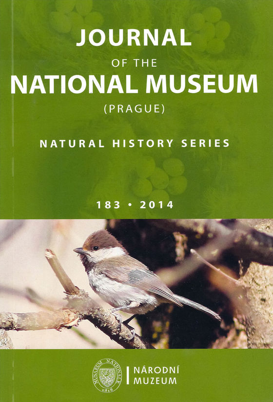 Journal of the National Museum (Prague), Natural History Series 2014, 183, 1