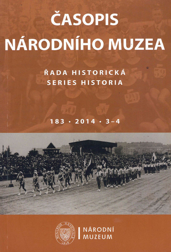 Časopis Národního muzea. Řada historická 2014, 183, 3–4