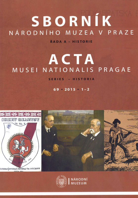 Acta Musei Nationalis Pragae – Historia 2015, 69, 1–2